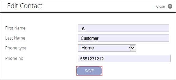Edit Emergency Contact