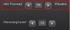 highlights Idle Timeout option