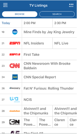 TV Listings Guide