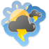 Mostly Cloudy with T-Storms