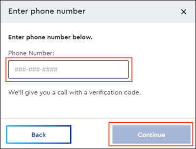 Image of phone verification