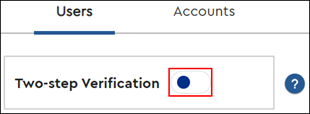 Image of Two-step Verification Enroll button