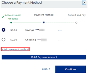 Image of Add payment method