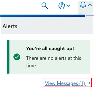 image of Notifications Dropdown View Messages