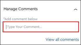 Image of Manage Comments Section