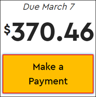 Image of MyAccount Make a Payment button