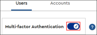 Image of Multifactor authentication Uneroll toggle