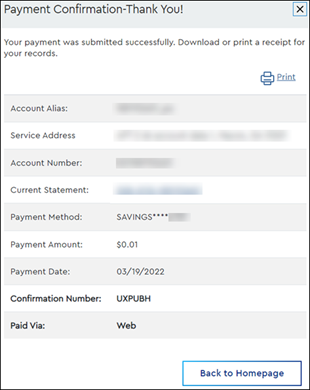 Image of Payment Confirmation