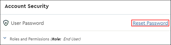Image of reset password link