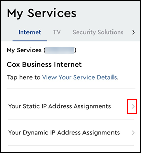 Image of IP Addresses Choice