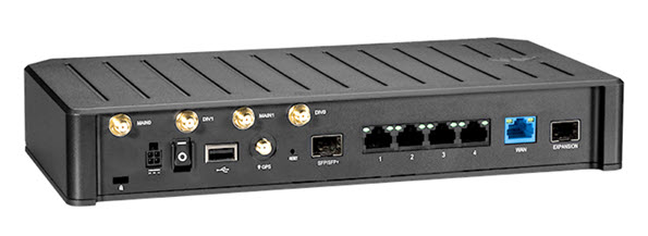Image of cradlepoint e300 Router Back View
