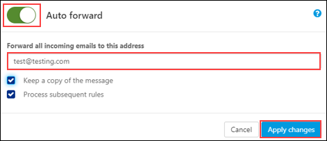 Image of Auto forward window