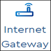 Image of the My Services section with the Internet Gateway icon highlighted