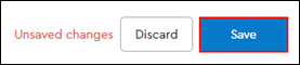 Image of Protection Level Save button