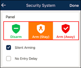 image of panel display icons