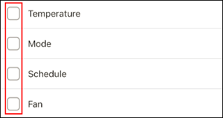 image of thermostat options