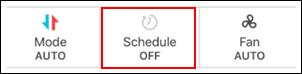 Image of the schedule icon