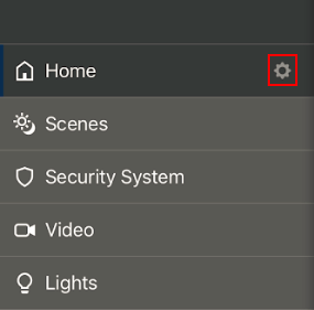 Image of the mobile app settings icon