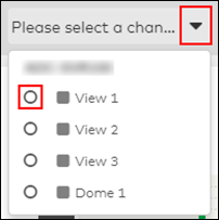 image of the select video function
