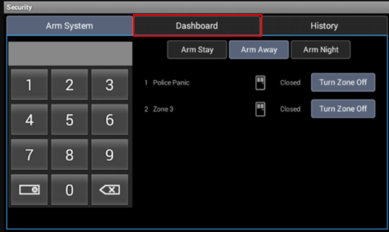 Image of Touchscreen Dashboard