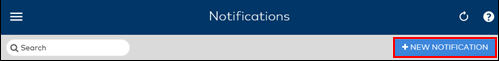 Image of Add New Notification button