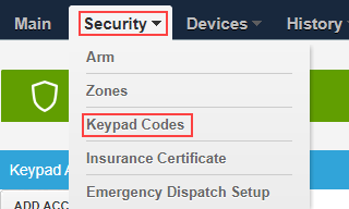 Image of Security Keypass Codes