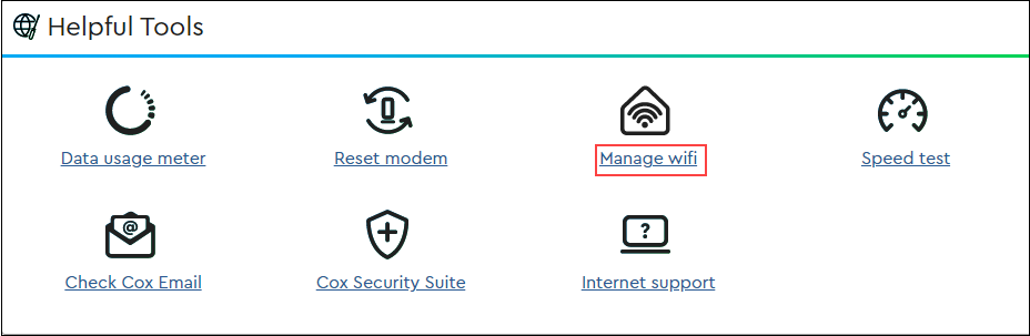 image of Manage wifi link