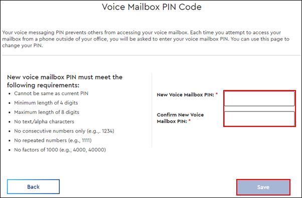 image highlighting the required fields and save button