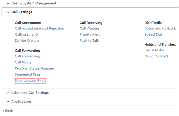 Enabling Simultaneous Ring In Myaccount Cox Business