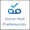 image of the voice mail preferences icon
