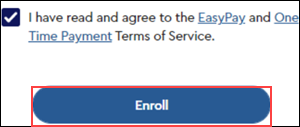 Image of Enrollment button