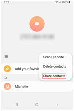 image of Share contacts