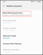 image of Data roaming access