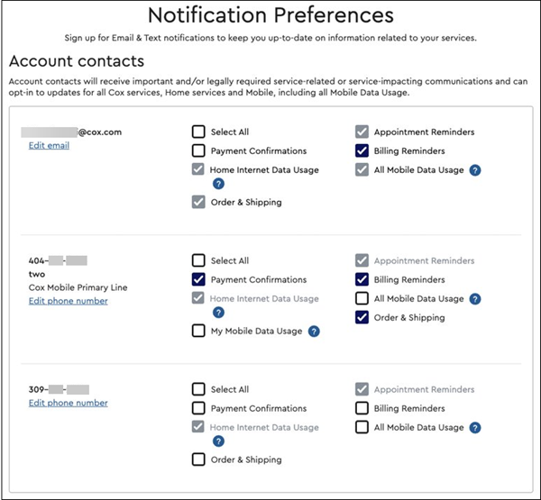 imagen de preferencias de notificación