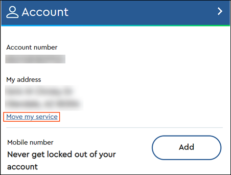 Image of move my service link