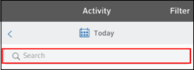 Image of Activity Search Bar