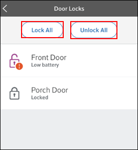 Image of Lock All and Unlock All