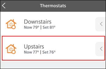 Image of select thermostat