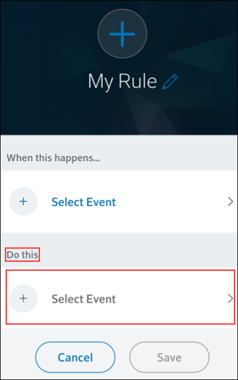 Image of select event option