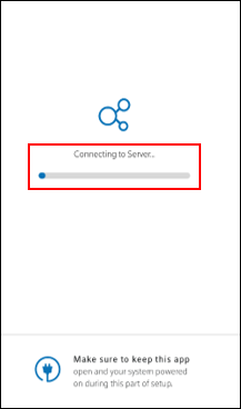 Image of Connecting to Server Progress Bar