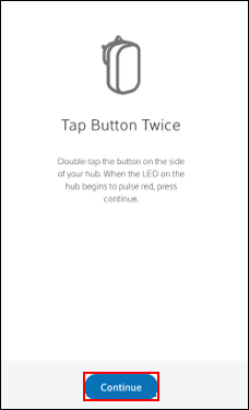 Image of Tap Button Twice screen