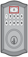 Image of Kwikset front lock button