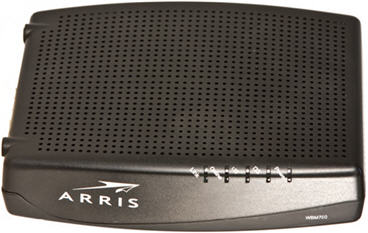 image of the Arris//Motorola WBM760 front view