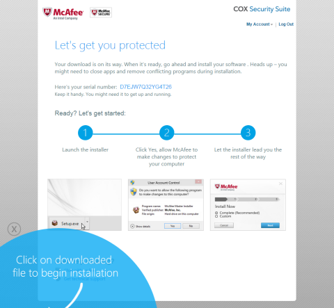 Install mcafee with serial number Install mcafee with serial number