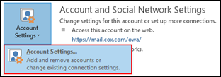 image of clicking account settings