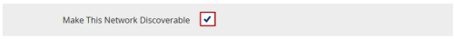 image of the Make Network Discoverable