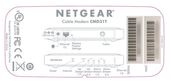 Image of CMD31T MAC address label