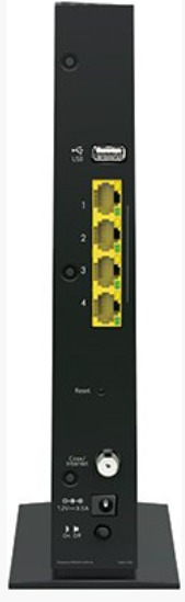 Image of the Back View of the Netgear C6300v2