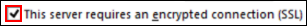 Image of SSL is checked