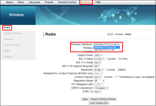 Image of Ubee Site Wireless Tab